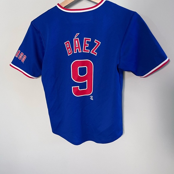 Genuine Merchandise Blue Chicago Cubs Javier Báez #9 Jersey - Picture 3 of 5